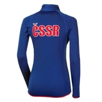 TIMURA ladies retro CSSR sports jacket blue