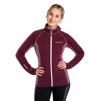 TISPA II ladies sports full zip jacket dk.plum/lt.plum
