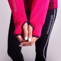 TISPA II ladies sports full zip jacket fuchsia/plum