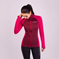 TISPA II ladies sports full zip jacket fuchsia/plum
