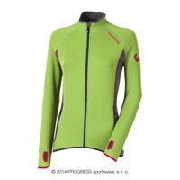 TISPA II ladies sports full zip jacket green/grey