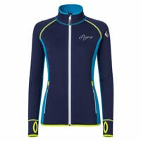 TISPA II ladies sports full zip jacket navy blue/turquoise