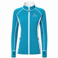 TISPA II ladies sports full zip jacket turquoise/white