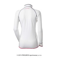 TISPA II ladies sports full zip jacket white/pink
