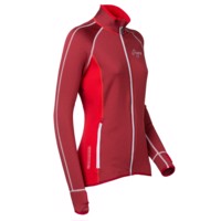 TISPA II ladies sports full zip jacket black/Lt.blue sew.