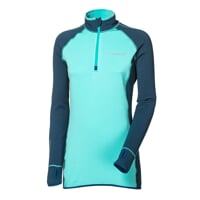 TISPA ladies short zip jacket petroleum/mint