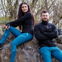 TISPA MERINO dámská funkční mikina petrol