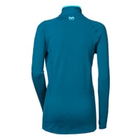 TISPA ZIP MERINO petrol blue