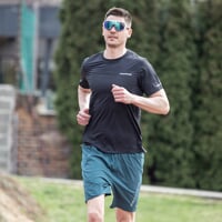 TOPIC men's sports shorts petroleum