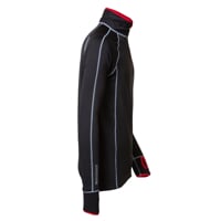 TOREZ ZIP mens sports short zip jacket black/red