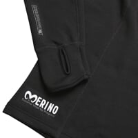 TOREZ ZIP MERINO men's zipneck jacket black