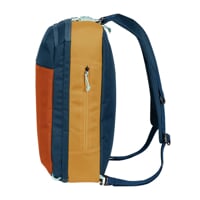 TRAVEL BAG travel backpack terracotta/navy/yellow