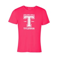 Triko dětské růžové ZŠ J.K.TYLA pink A
