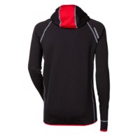 TS TOREZ HOODY mens sports full zip jacket black/red