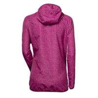 VALEDA full-zip hooded jacket cherry