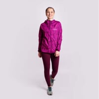 VALEDA full-zip hooded jacket fuchsia