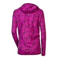 VALEDA full-zip hooded jacket fuchsia