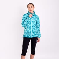 VALEDA full-zip hooded jacket mint