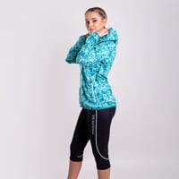 VALEDA full-zip hooded jacket mint