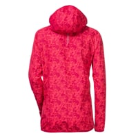 VALEDA full-zip hooded jacket raspberry