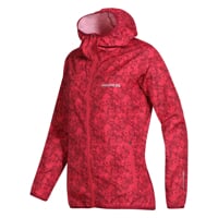 VALEDA full-zip hooded jacket raspberry red