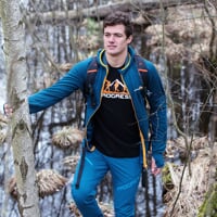 VANDAL "TRACK MAN" men's bamboo T-shirt black