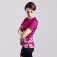 VERTICALA women's functional T-shirt boysenberry
