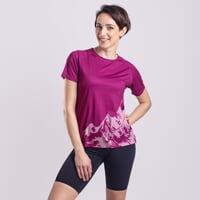 VERTICALA women's functional T-shirt boysenberry