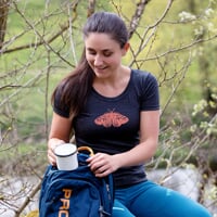 VINKA "ARCTIA" women's merino T-shirt grey melange