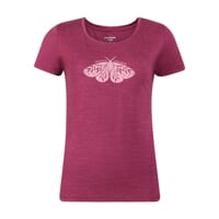 VINKA "ARCTIA" women's merino T-shirt red violet