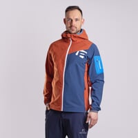 WOOLCRAFT MAN men's jacket with merino terracotta/navy