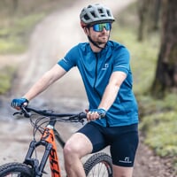 ZEPHIR men's cycling jersey petroleum