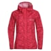 VALEDA full-zip hooded jacket raspberry red